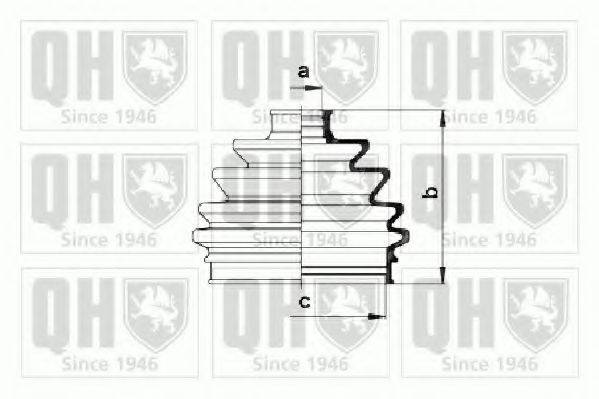 QUINTON HAZELL QJB870 Комплект пильника, приводний вал