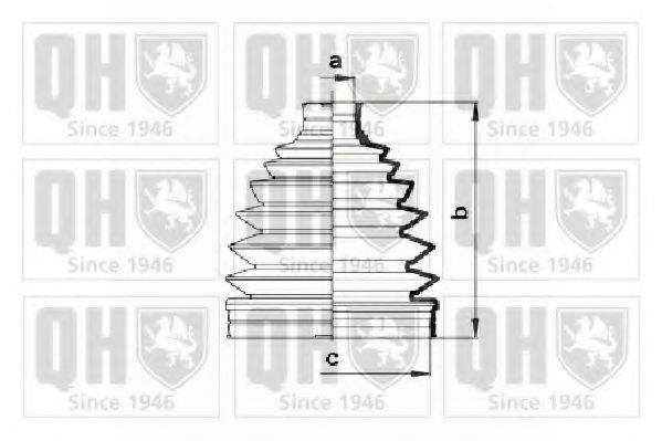 QUINTON HAZELL QJB901 Комплект пильника, приводний вал