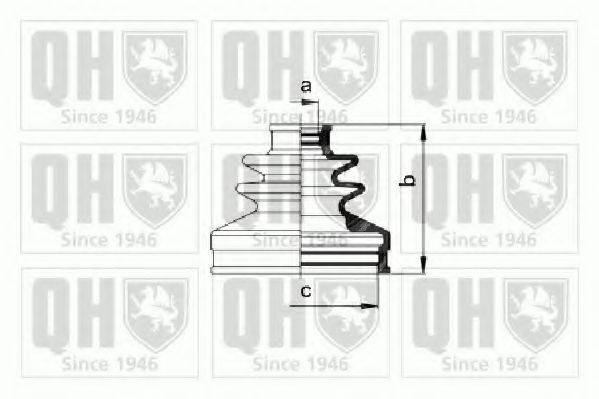 QUINTON HAZELL QJB919 Комплект пильника, приводний вал