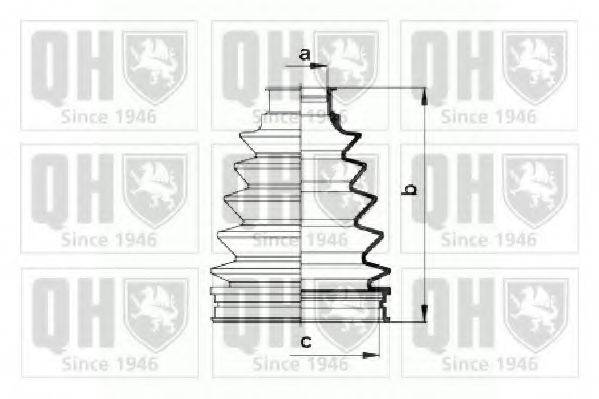 QUINTON HAZELL QJB931 Комплект пильника, приводний вал