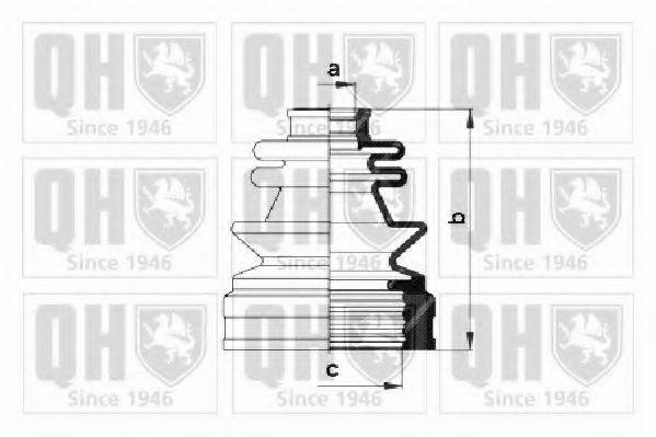 QUINTON HAZELL QJB958 Комплект пильника, приводний вал