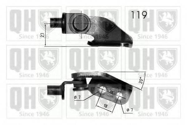 QUINTON HAZELL QTS840250 Газова пружина, кришка багажника