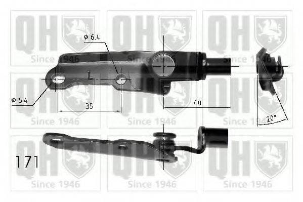 QUINTON HAZELL QTS840286 Газова пружина, кришка багажника