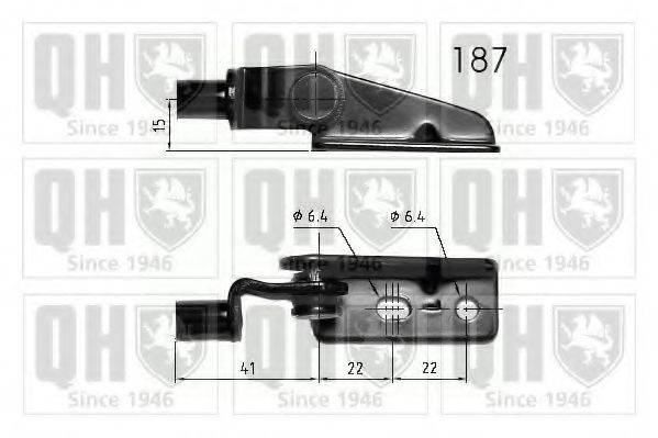 QUINTON HAZELL QTS840218 Газова пружина, кришка багажника