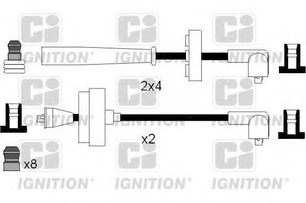 QUINTON HAZELL XC823 Комплект дротів запалювання