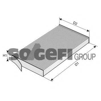 FRAM CF9807 Фільтр, повітря у внутрішньому просторі