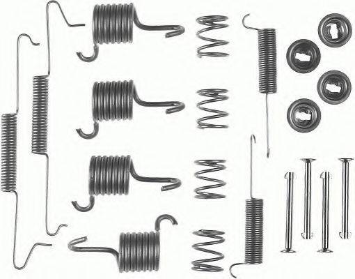 FERODO FBA129 Комплектуючі, гальмівна колодка