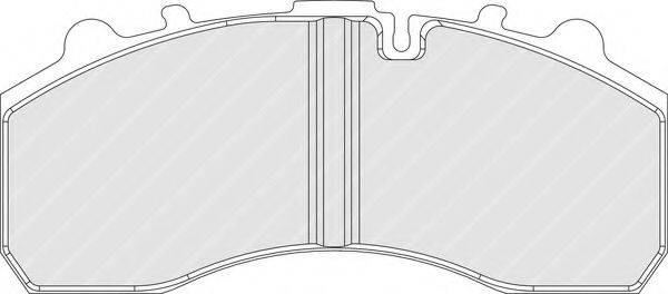 FERODO FCV1914FE Комплект гальмівних колодок, дискове гальмо