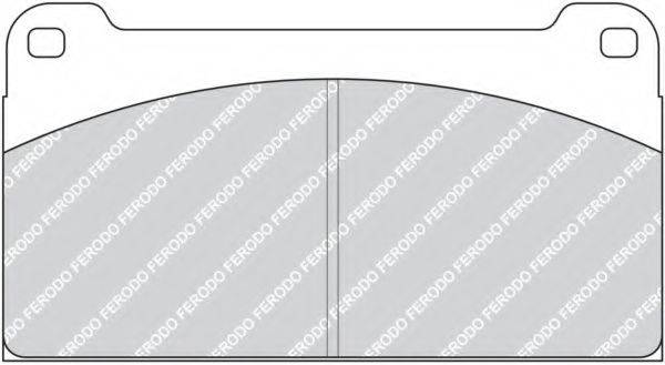FERODO FCV959 Комплект гальмівних колодок, дискове гальмо
