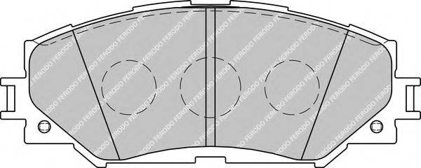 FERODO FDB1891 Комплект гальмівних колодок, дискове гальмо