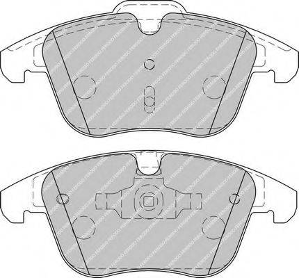 FERODO FDB1897 Комплект гальмівних колодок, дискове гальмо