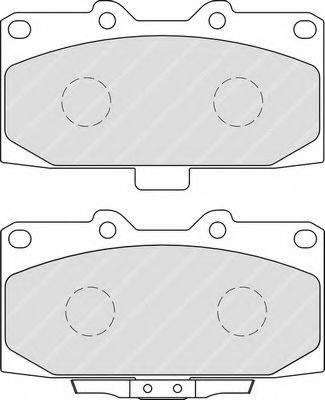 FERODO FDB1982 Комплект гальмівних колодок, дискове гальмо