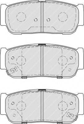 FERODO FDB4000 Комплект гальмівних колодок, дискове гальмо