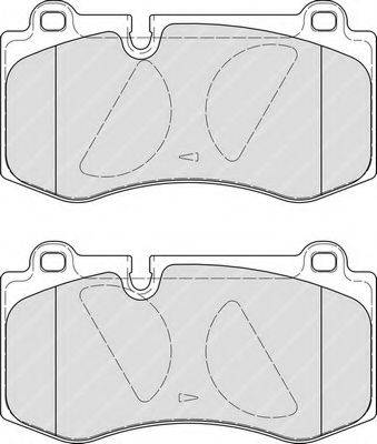 FERODO FDB4055 Комплект гальмівних колодок, дискове гальмо