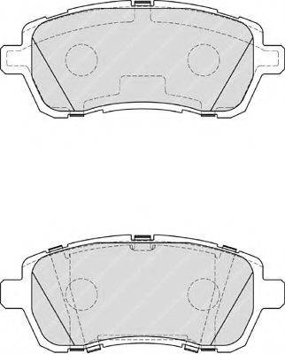FERODO FDB4179 Комплект гальмівних колодок, дискове гальмо