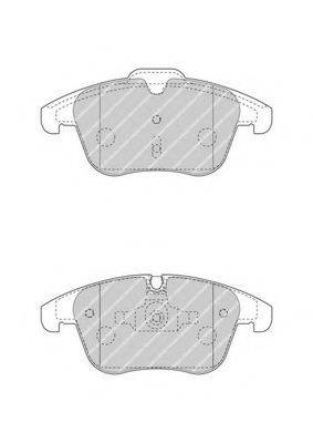 FERODO FDB4498 Комплект гальмівних колодок, дискове гальмо