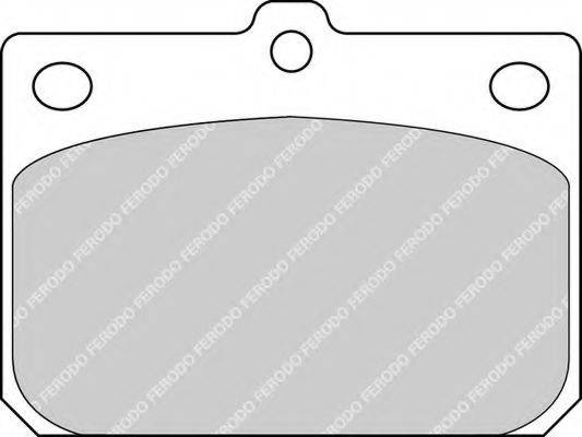FERODO FDB85 Комплект гальмівних колодок, дискове гальмо