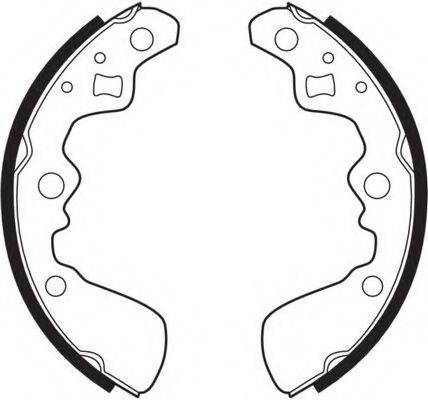 FERODO FSB413 Комплект гальмівних колодок