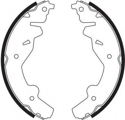 FERODO FSB548 Комплект гальмівних колодок