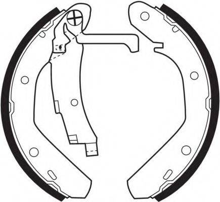 FERODO FSB88 Комплект гальмівних колодок
