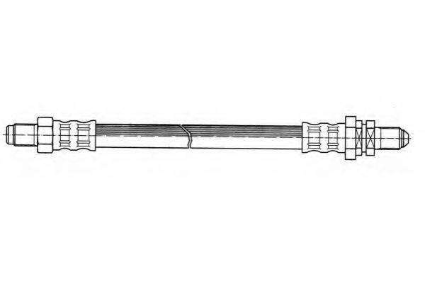 FERODO FHY2045 Гальмівний шланг