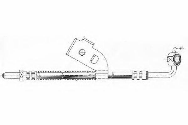 FERODO FHY2423 Гальмівний шланг