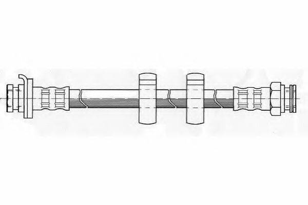 FERODO FHY2460 Гальмівний шланг