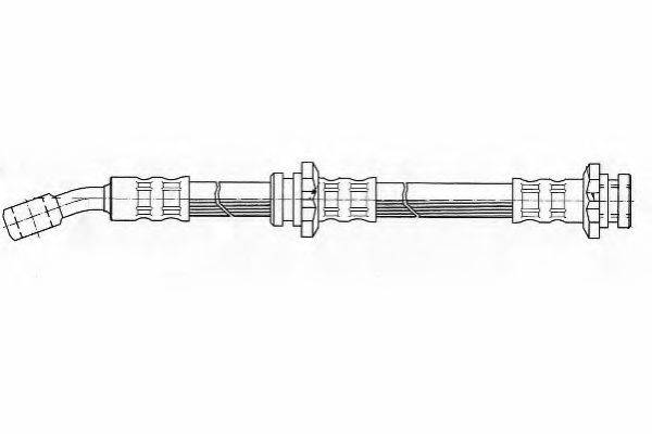 FERODO FHY2463 Гальмівний шланг