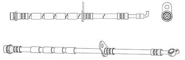 FERODO FHY2829 Гальмівний шланг