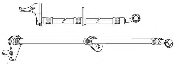 FERODO FHY2862 Гальмівний шланг