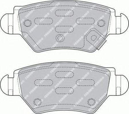 FERODO FSL1294 Комплект гальмівних колодок, дискове гальмо