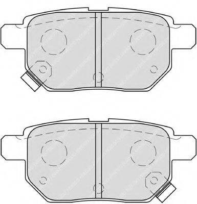FERODO FSL4042 Комплект гальмівних колодок, дискове гальмо