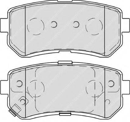 FERODO FSL4235 Комплект гальмівних колодок, дискове гальмо