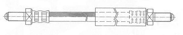 FERODO FHY2909 Гальмівний шланг