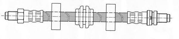 FERODO FHY3007 Гальмівний шланг