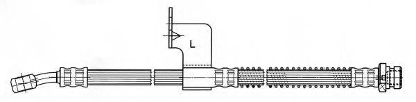 FERODO FHY3169 Гальмівний шланг