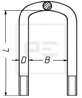 PE AUTOMOTIVE 01500510A Драбина ресори