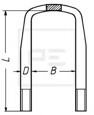 PE AUTOMOTIVE 01510830A Драбина ресори