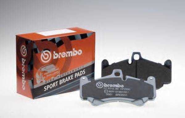 BREMBO 07B31420 Комплект високоефективних гальмівних колодок