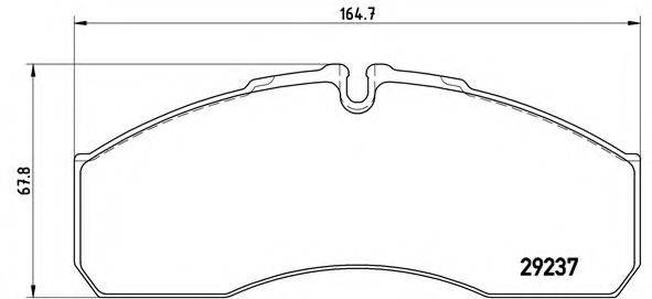 BREMBO P50083 Комплект гальмівних колодок, дискове гальмо