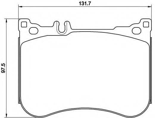 BREMBO P50114 Комплект гальмівних колодок, дискове гальмо