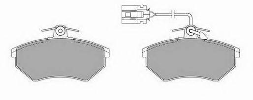 BREMBO P85033 Комплект гальмівних колодок, дискове гальмо