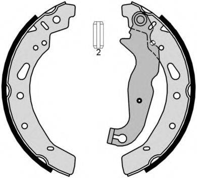 BREMBO S24540 Комплект гальмівних колодок