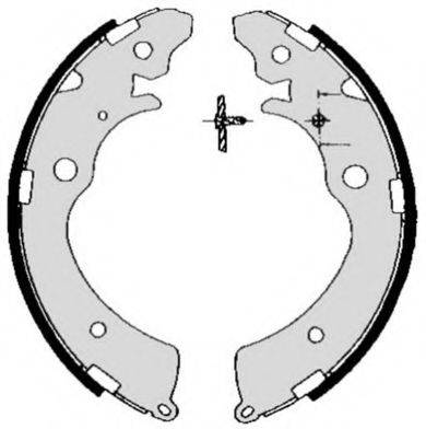 BREMBO S28507 Комплект гальмівних колодок