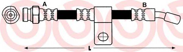 BREMBO T30018 Гальмівний шланг