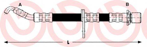 BREMBO T83013 Гальмівний шланг