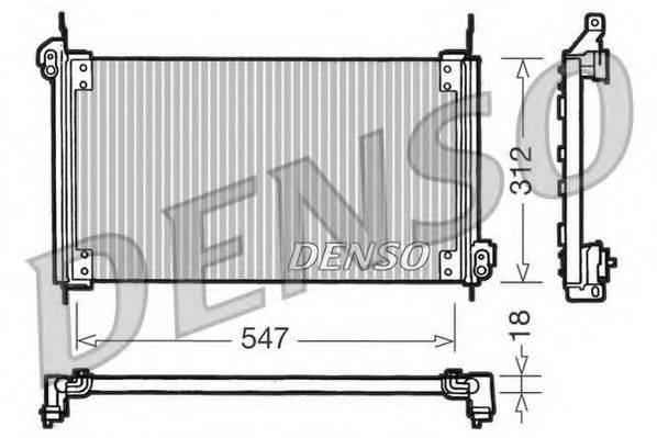 DENSO DCN09010 Конденсатор, кондиціонер