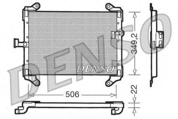 DENSO DCN09050 Конденсатор, кондиціонер