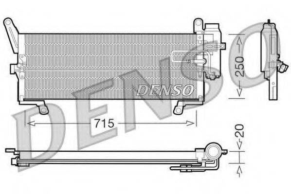 DENSO DCN09091 Конденсатор, кондиціонер