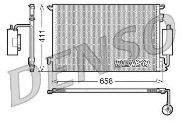 DENSO DCN20034 Конденсатор, кондиціонер